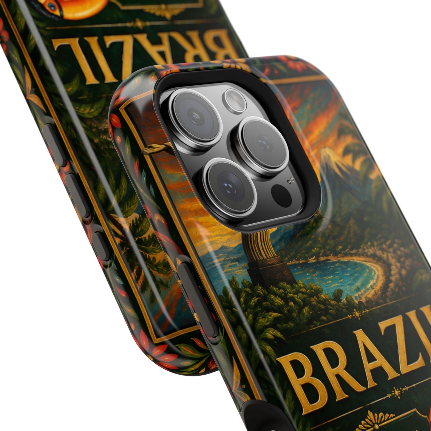 "Funda Magnética Reforzada Magnética Reforzada Brasil: Ritmo, Naturaleza y Alegría Infinita 🎶🌴🏖️"