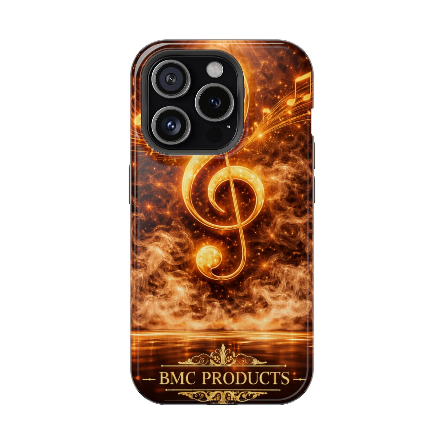 "Funda Magnética Reforzada Magnética Reforzada clave de sol 🎼🔥Donde nace una nota… nace una llama.” 🔥🎼