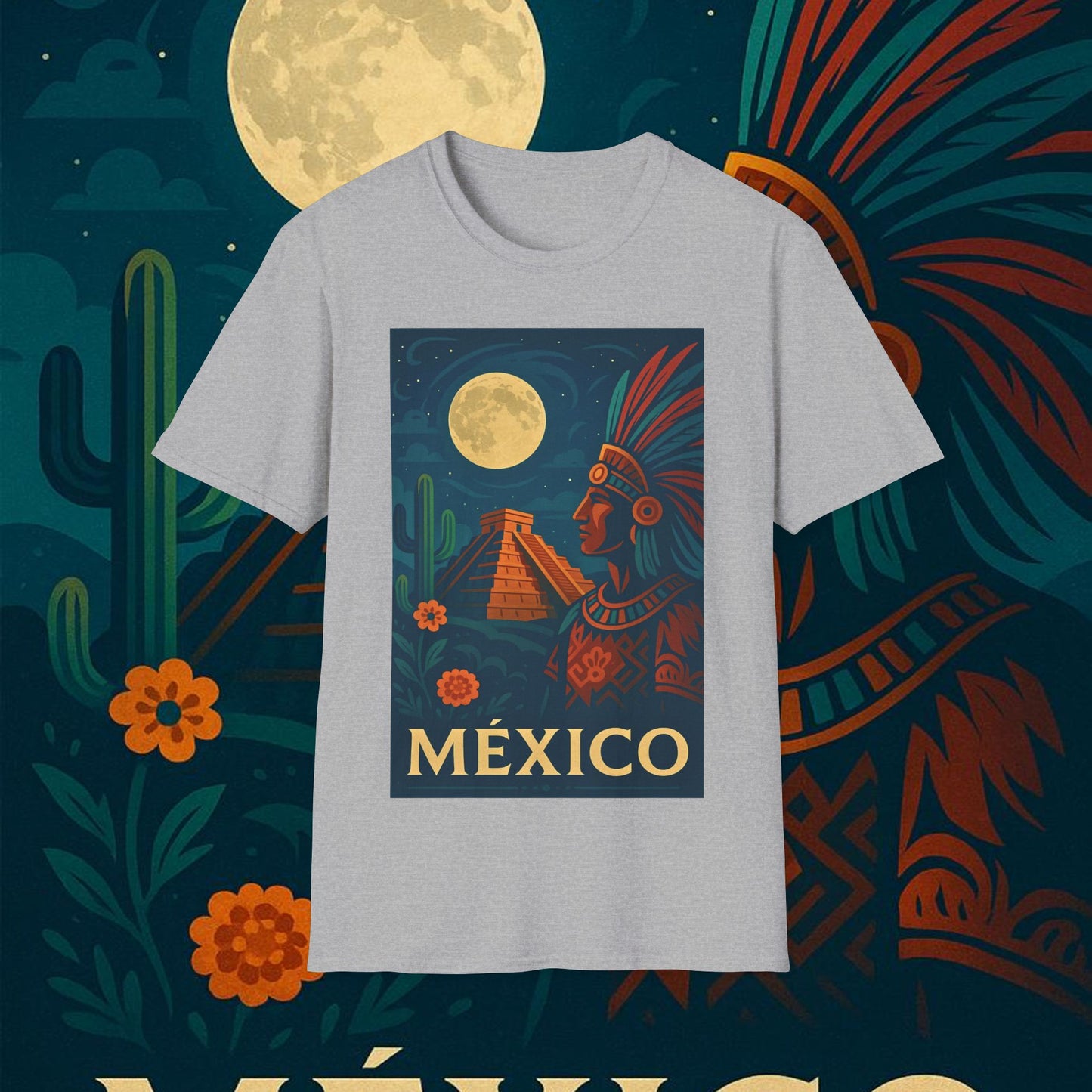 "Camiseta México: Tierra de Colores, Cultura y Corazón 🌵🎉🪅"