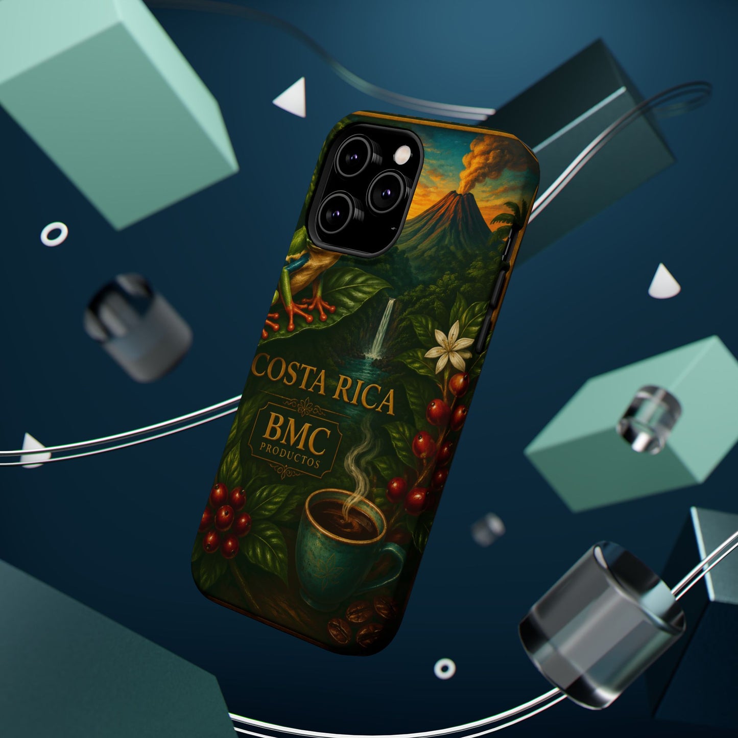"Funda Magnética Reforzada Magnética Reforzada Costa Rica: Pura Vida entre Volcanes y Selvas 🌋🌴🦜"