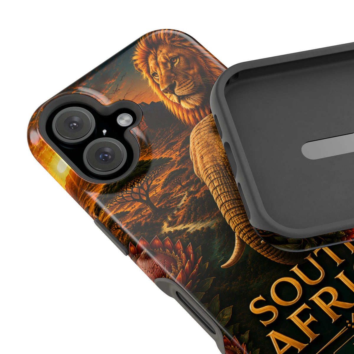 "Reinforced Magnetic Case South Africa 🌍 – A world of adventure and diversity"