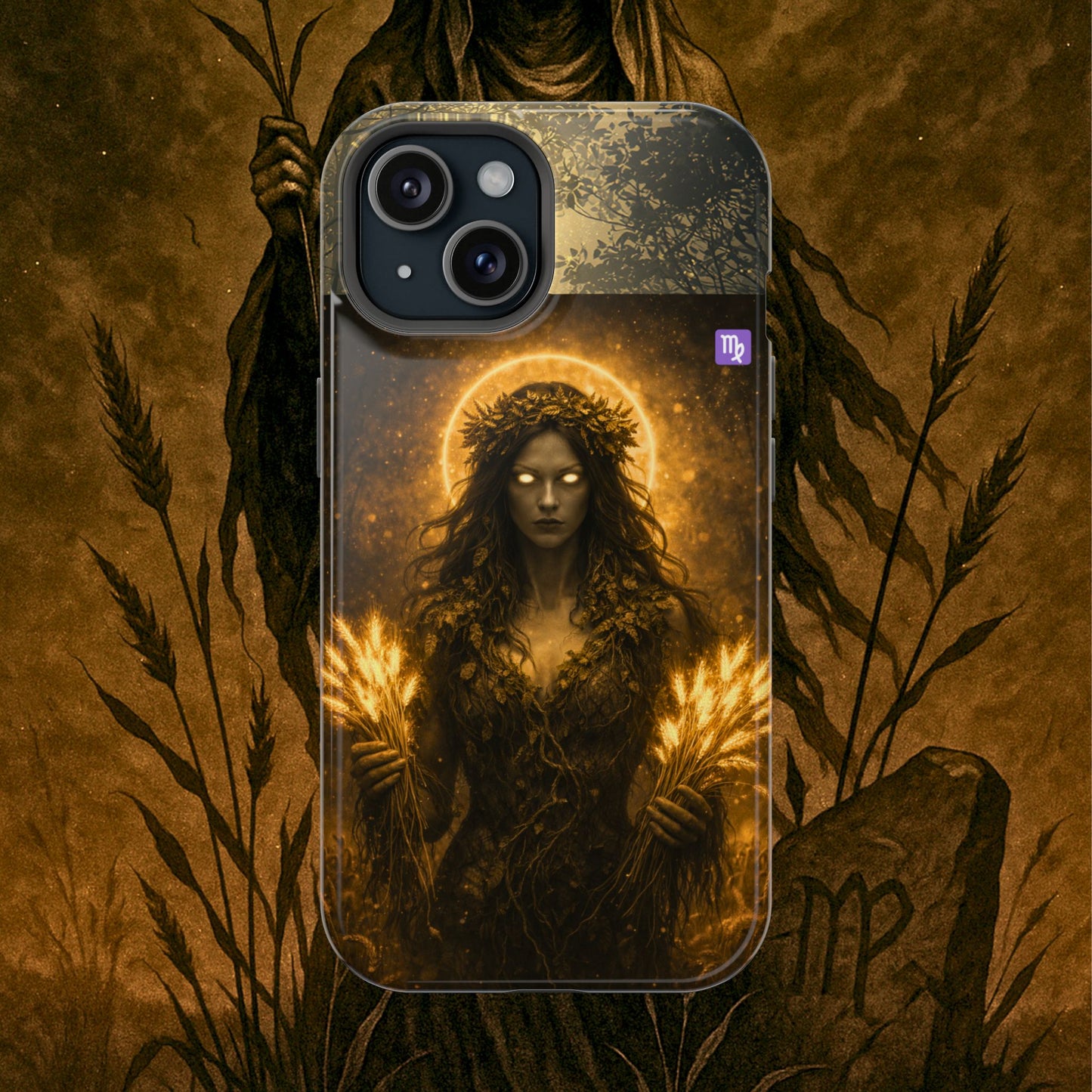 "Funda Magnética Reforzada ♍ Virgo-La Guardiana del Conocimiento"