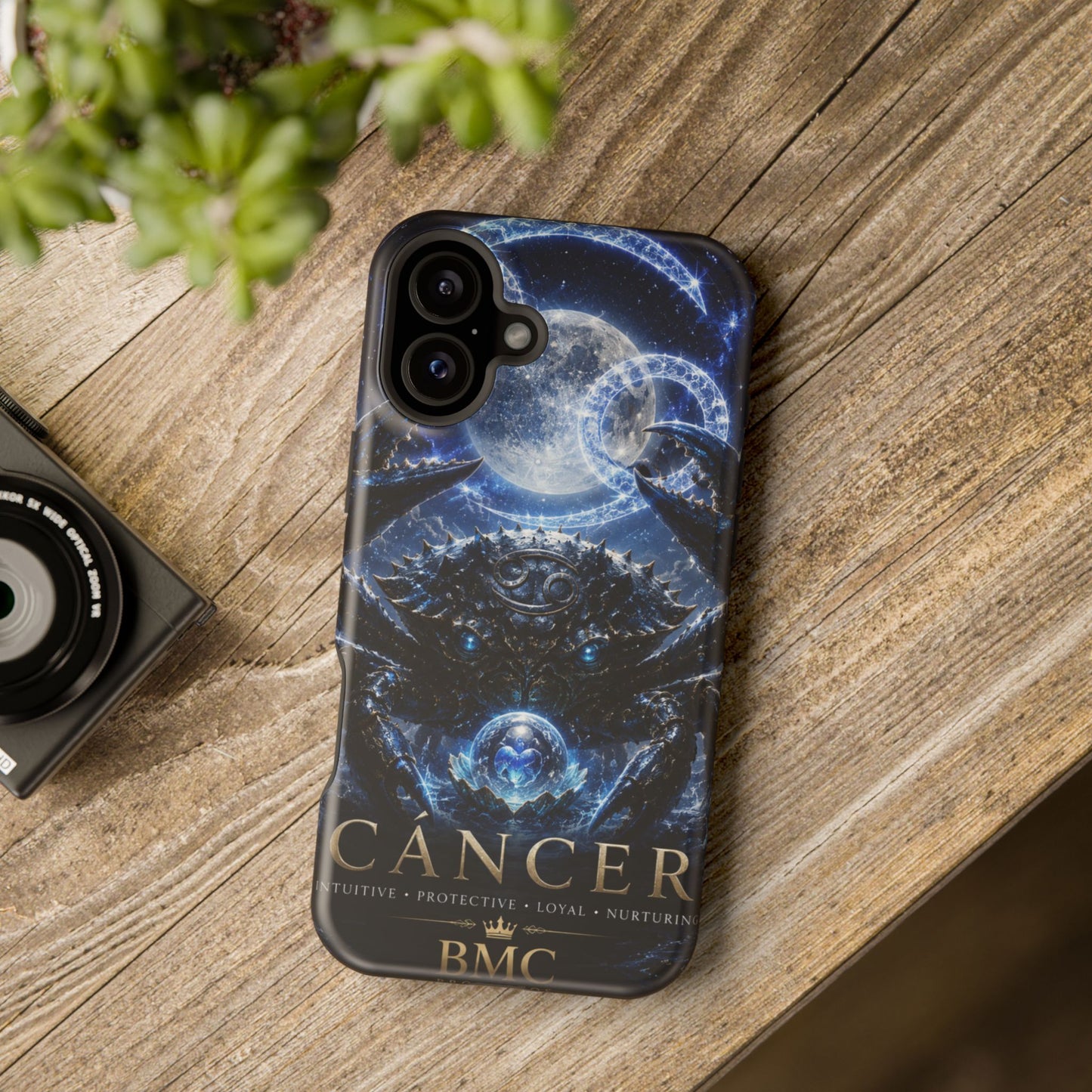 "Funda Magnética Reforzada ♋ Cáncer — Guardián de las profundidades""