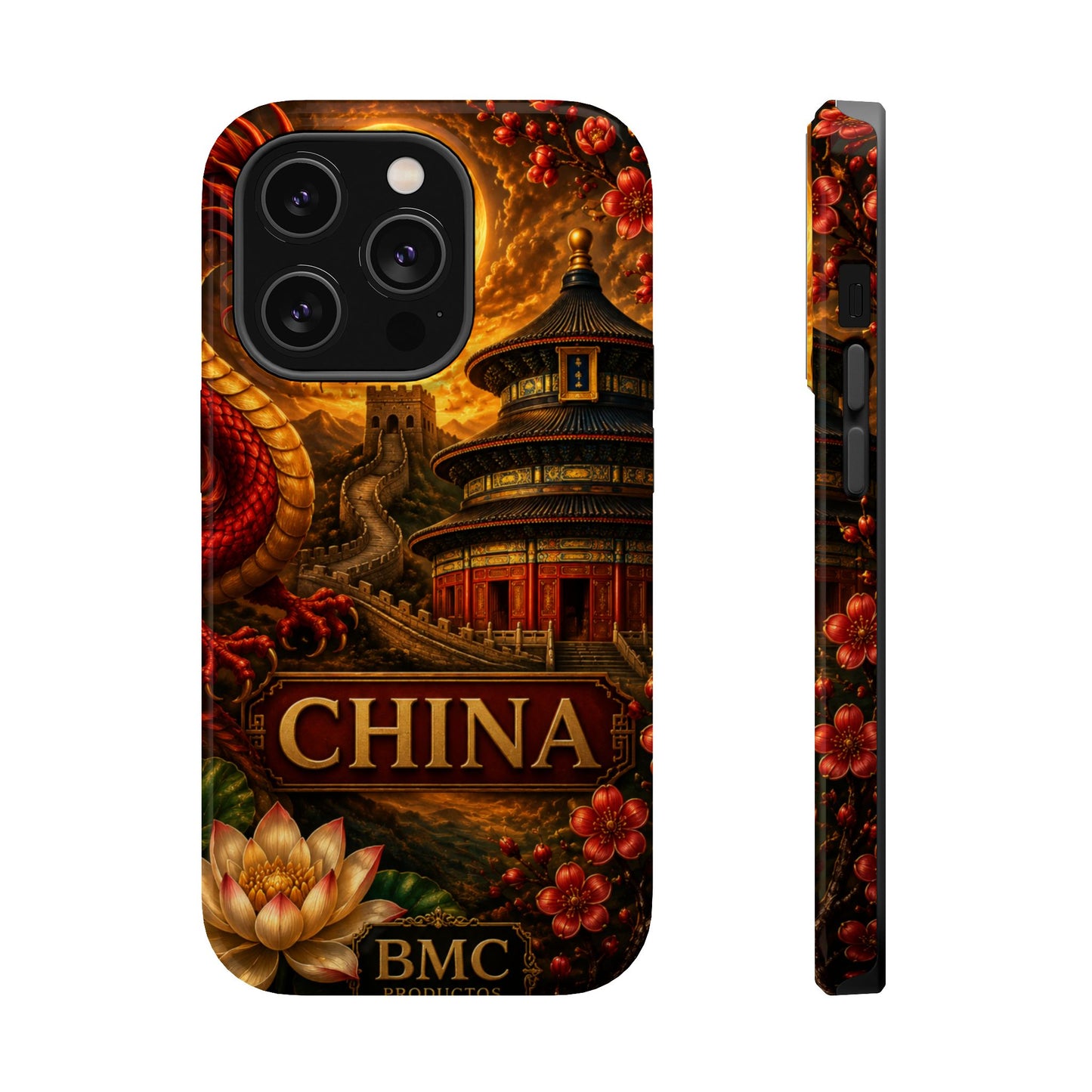 "Funda Magnética Reforzada Magnética Reforzada China – Dragones, murallas y leyendas eternas"