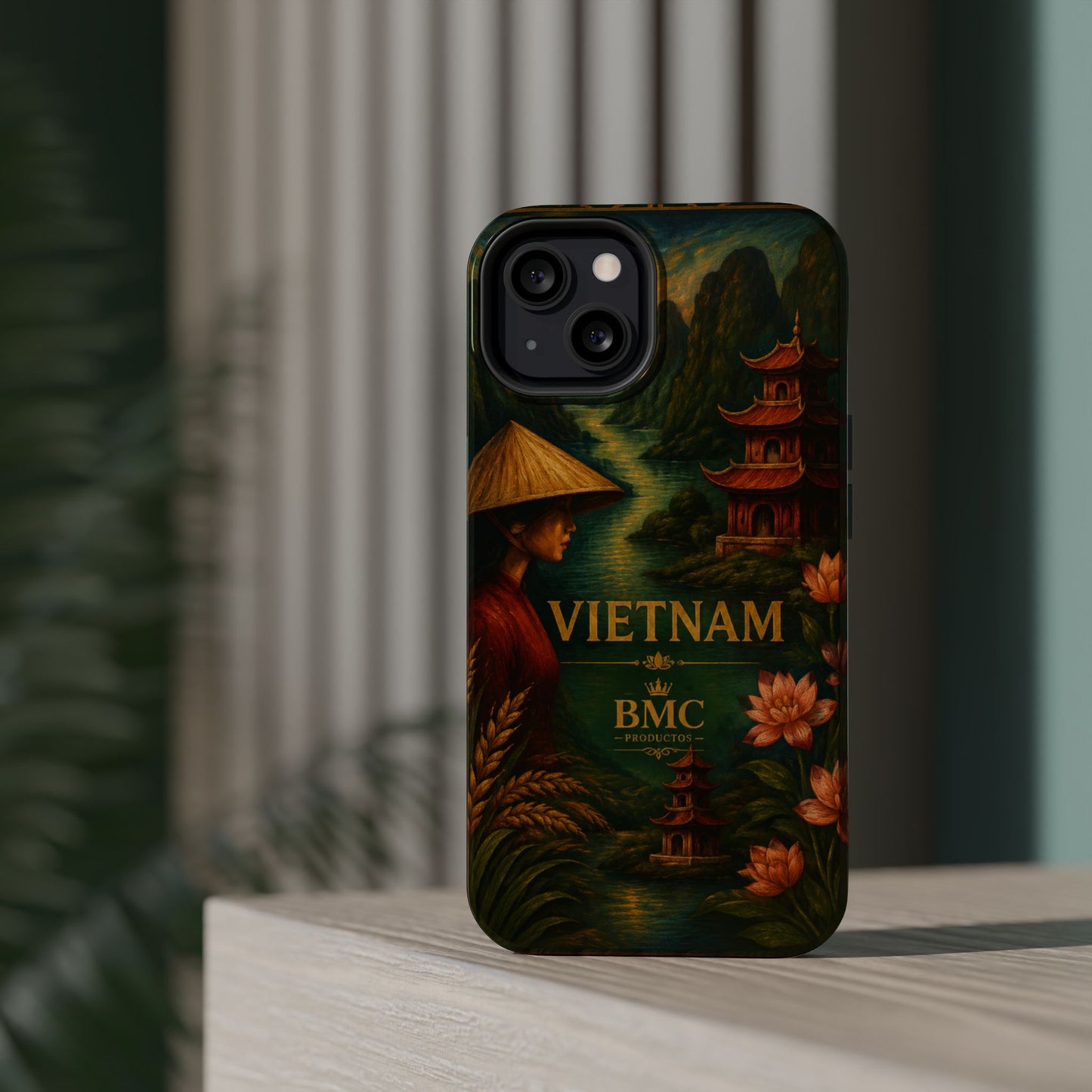"Funda Magnética Reforzada Magnética Reforzada  Vietnam: Tradición, Naturaleza y Leyendas Ancestrales 🎋🏯🐉"