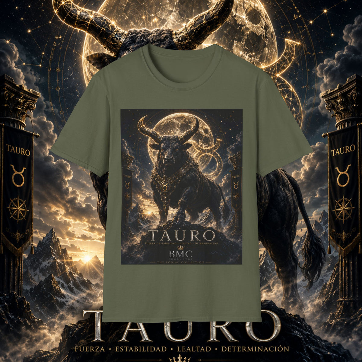 "Camiseta ♉ Tauro — Fuerza silenciosa de la tierra"