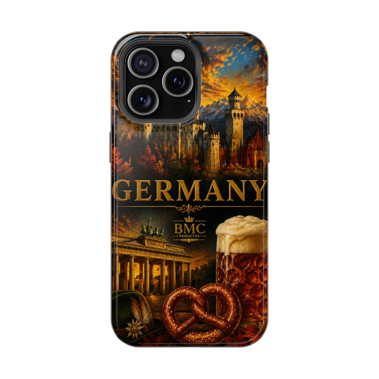 "Funda Magnética Reforzada Alemania: Fortaleza, Historia y Tradición 🎖️🏰🍺"
