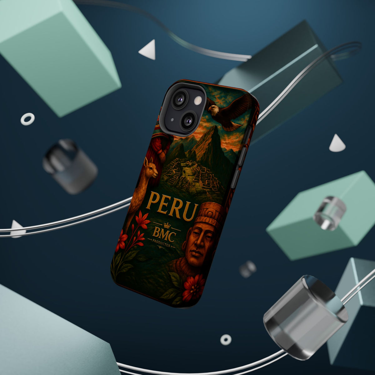 "Peru: Mysticism, History, and Eternal Wonders Reinforced Magnetic Case 🏔️🦙🛕"