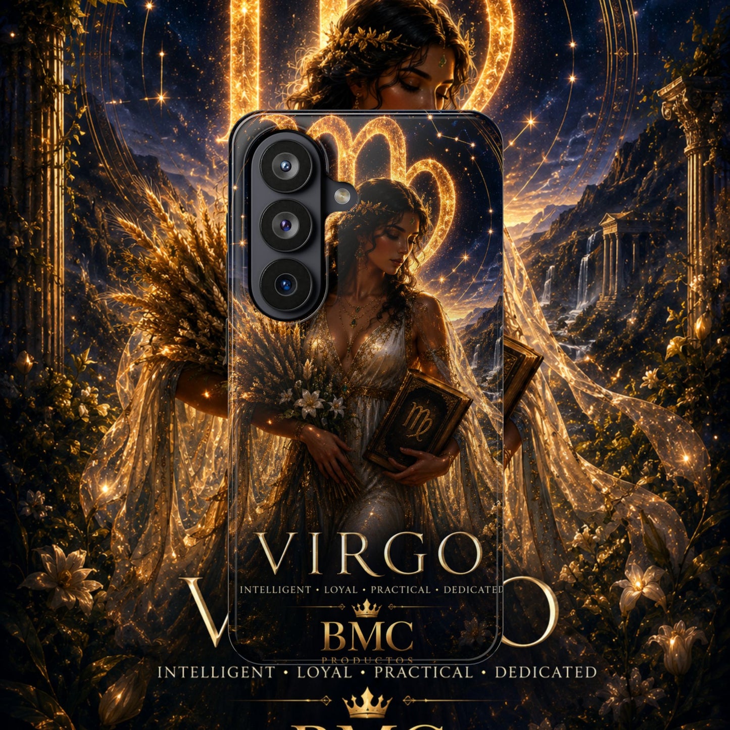 "Funda Magnética Reforzada ♍ Virgo-La Guardiana del Conocimiento"
