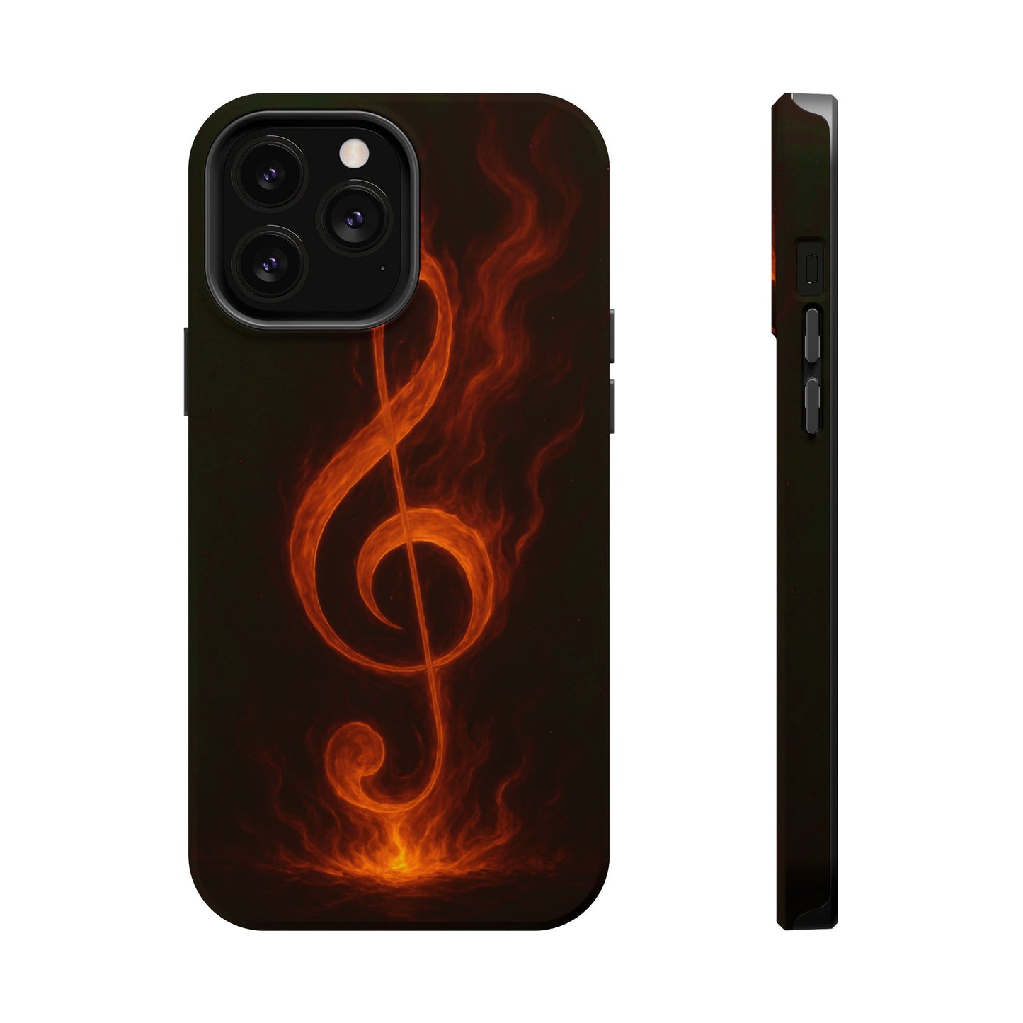 "Funda Magnética Reforzada Magnética Reforzada clave de sol 🎼🔥Donde nace una nota… nace una llama.” 🔥🎼