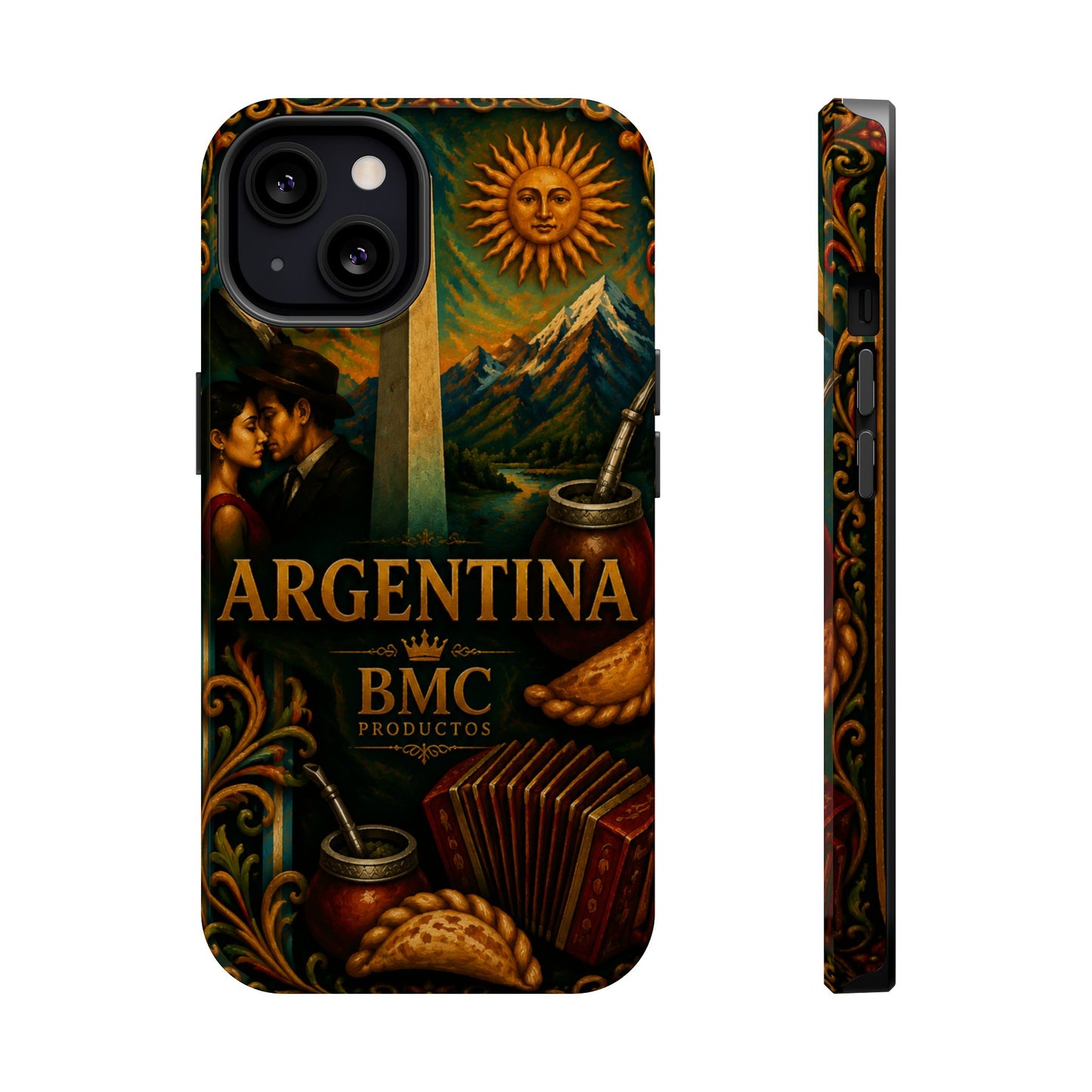 "Funda Magnética Reforzada Argentina: Pasión, Tradición y Tierra de Sueños🔥🏞️"