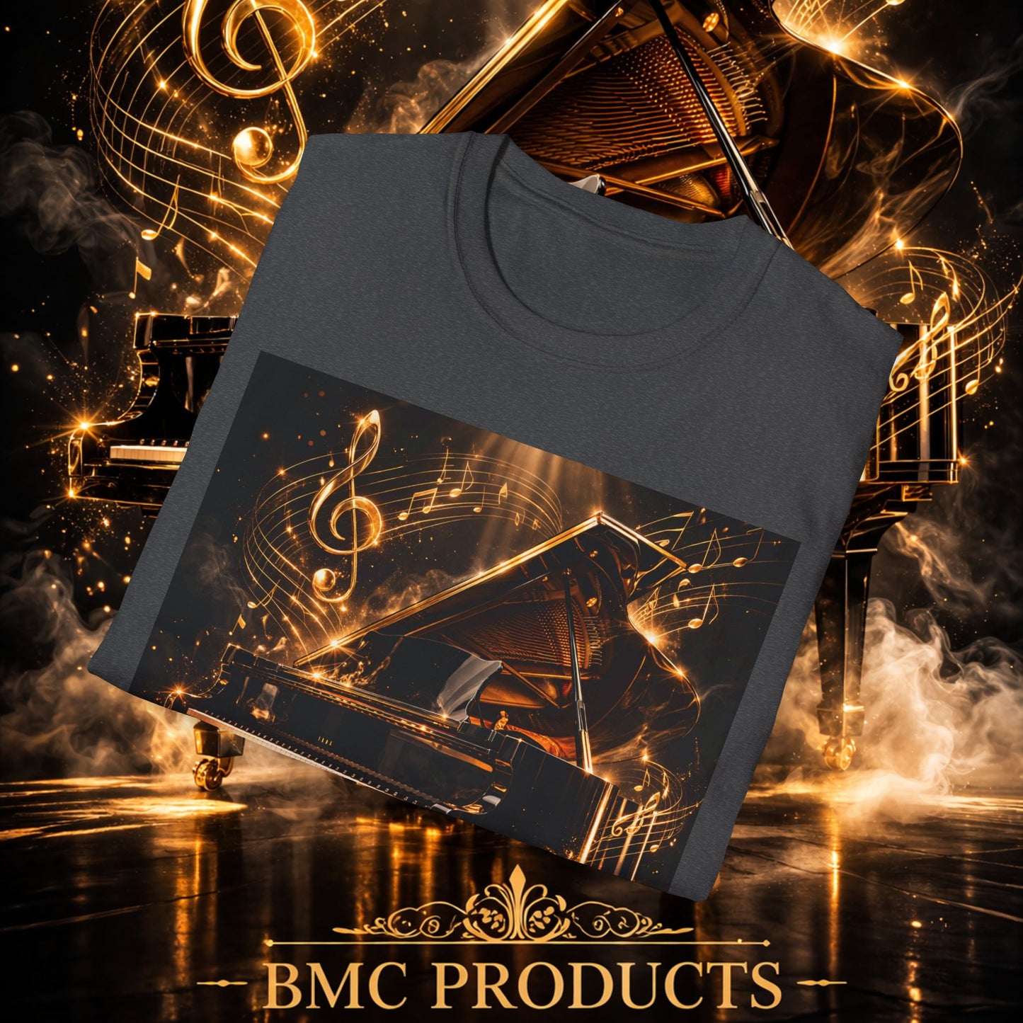 "Camiseta piano 🎹🔥Cuando las manos arden… el alma canta.” 🔥🎹