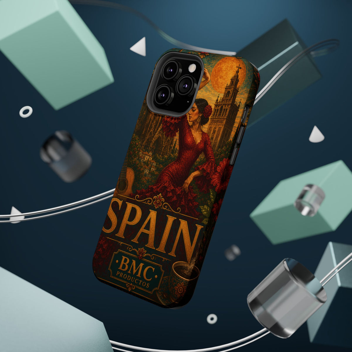 "Reinforced Magnetic Case Spain: Passion, Art, and Flavors That Make You Fall in Love 🎨💃🍷" 