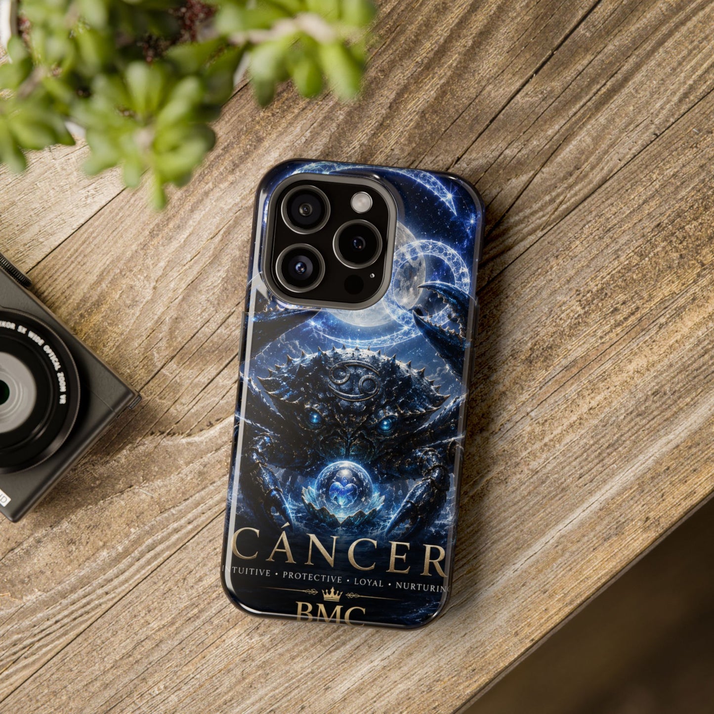 "Funda Magnética Reforzada ♋ Cáncer — Guardián de las profundidades""