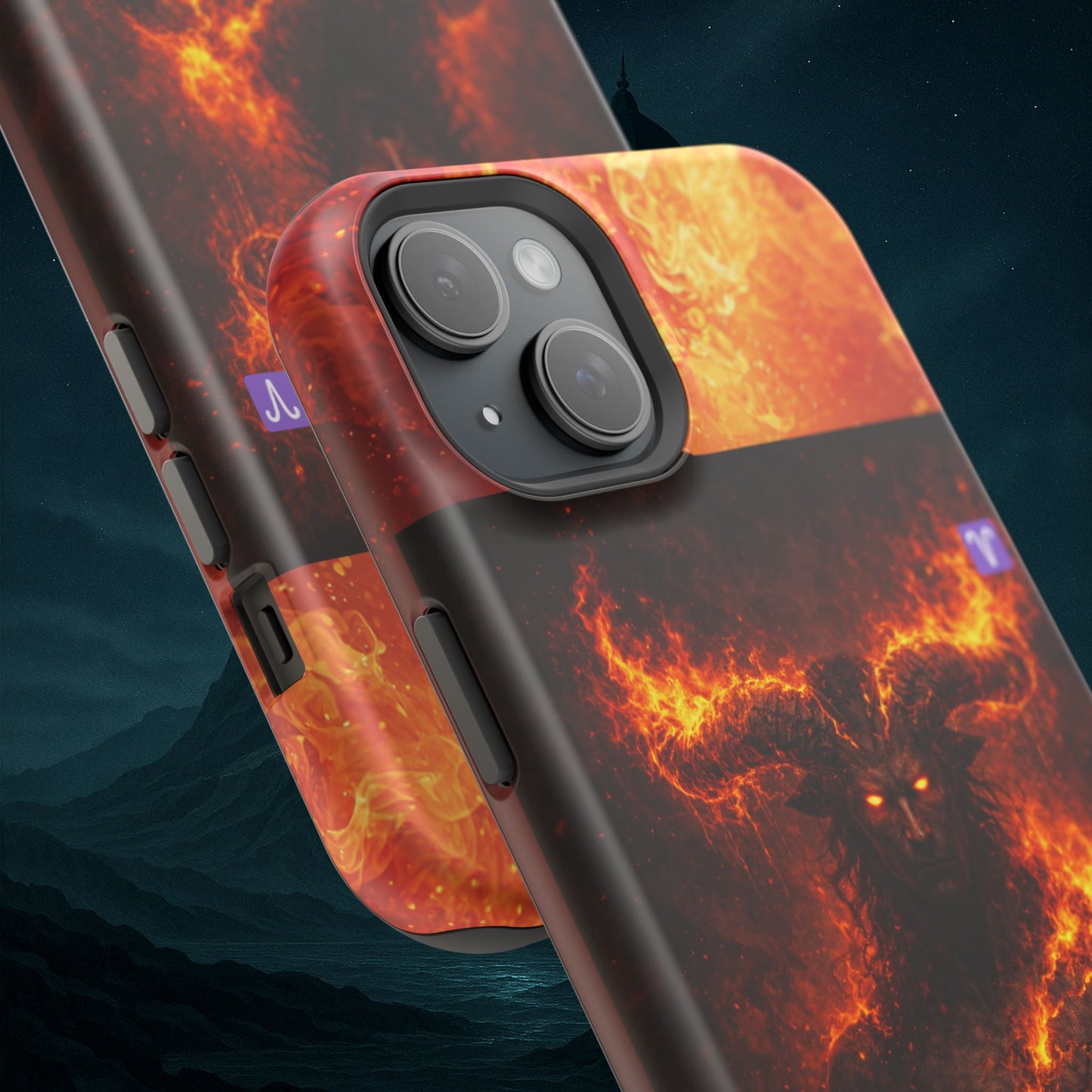 "Funda Magnética Reforzada ♈ Aries — Espíritu de fuego"