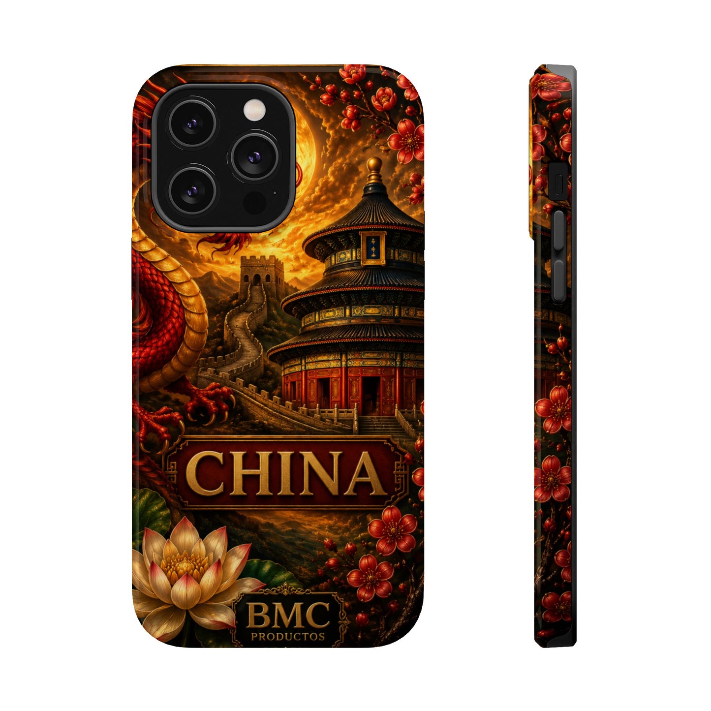 "Funda Magnética Reforzada Magnética Reforzada China – Dragones, murallas y leyendas eternas"