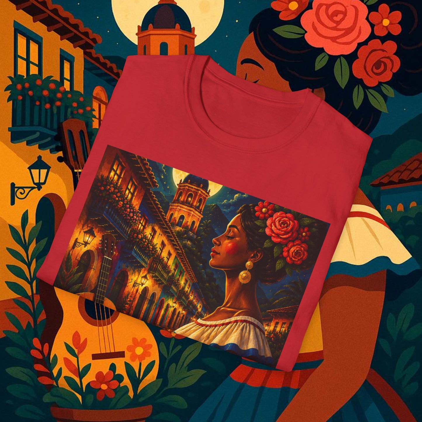 "Camiseta Colombia: Magia de Colores, Café y Tradición ☕🎨🌄"