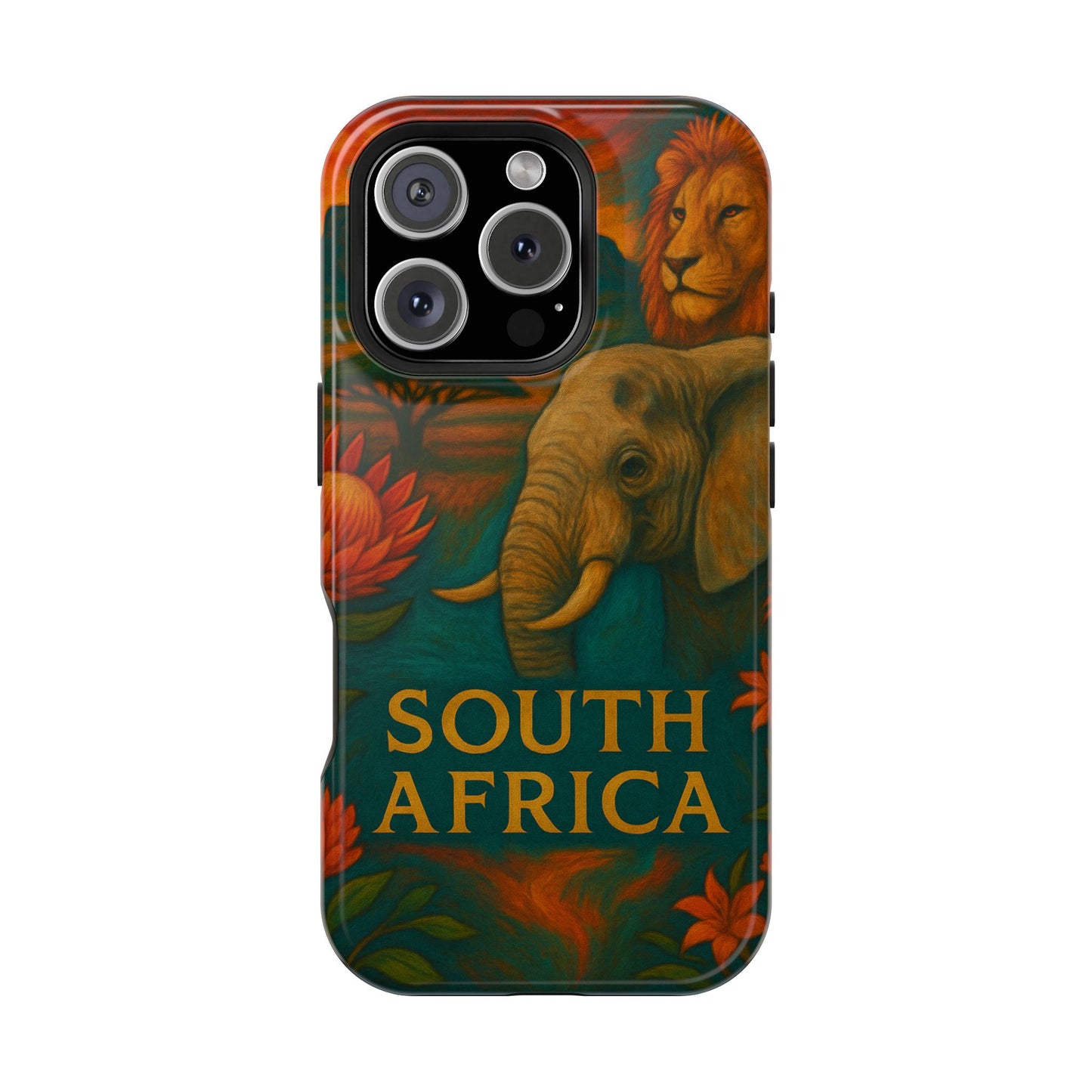 "Funda Magnética Reforzada Magnética Reforzada Sudáfrica 🌍 – Un mundo de aventuras y diversidad"