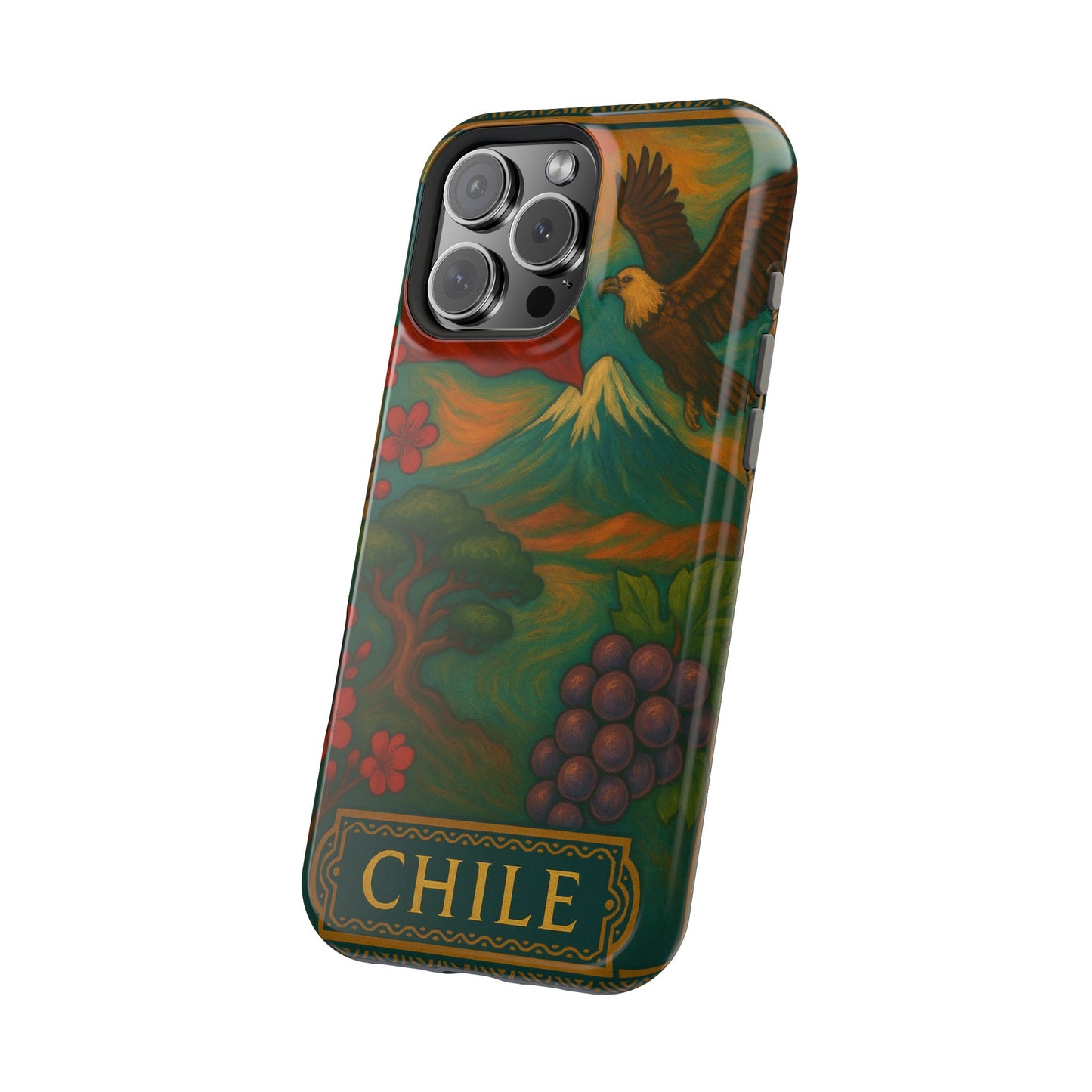 "Funda Magnética Reforzada Magnética Reforzada Chile: Naturaleza Indómita y Horizontes Eternos 🏔️🍇🏜️"