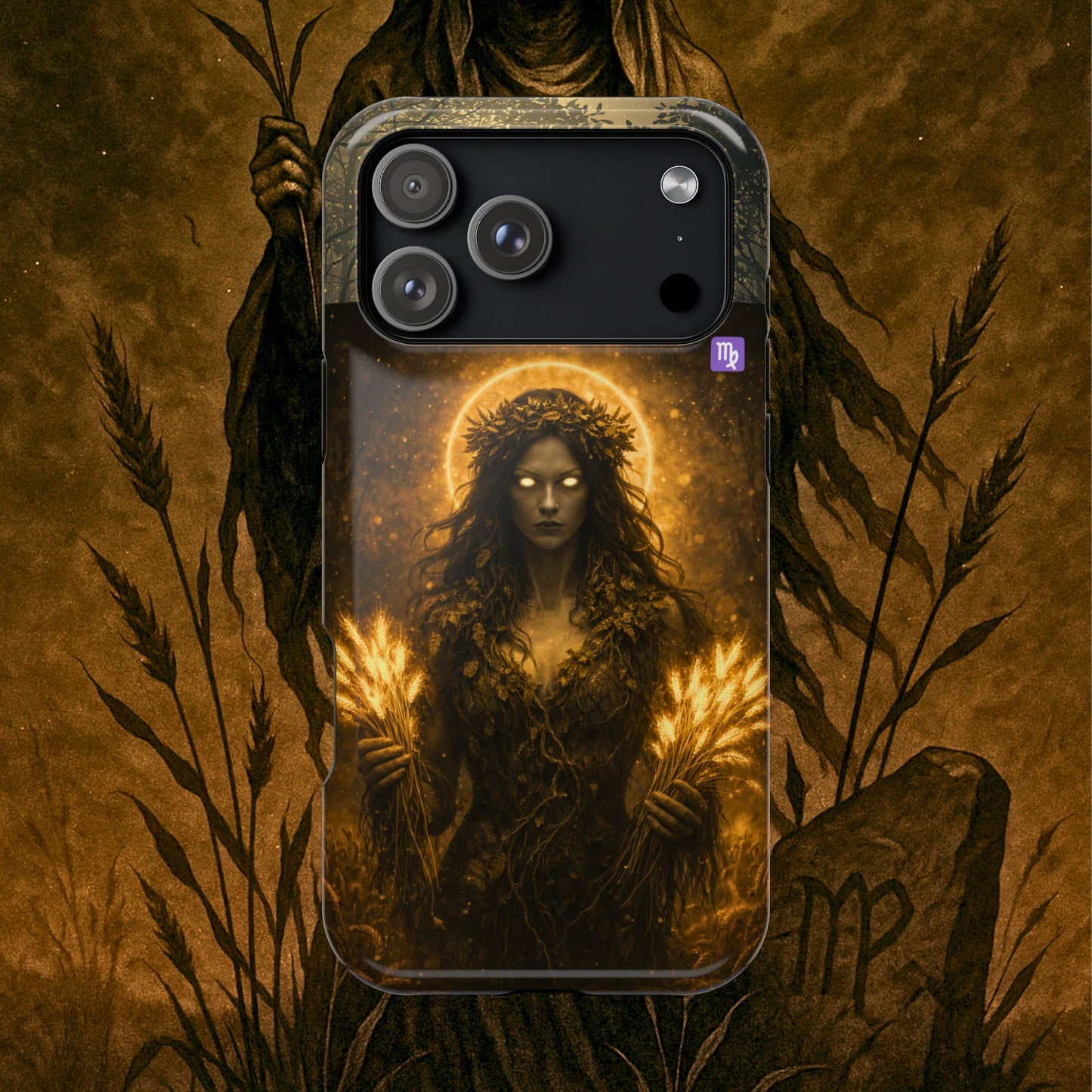"Funda Magnética Reforzada ♍ Virgo-La Guardiana del Conocimiento"