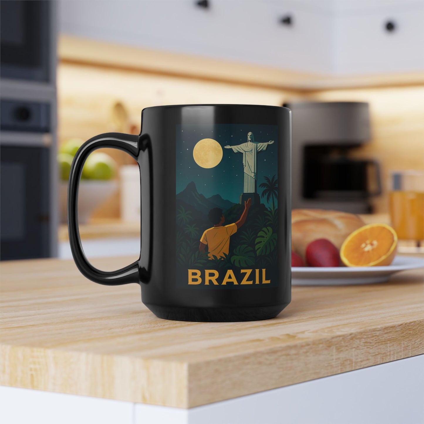 "Brazil Mug: Rhythm, Nature, and Infinite Joy 🎶🌴🏖️"