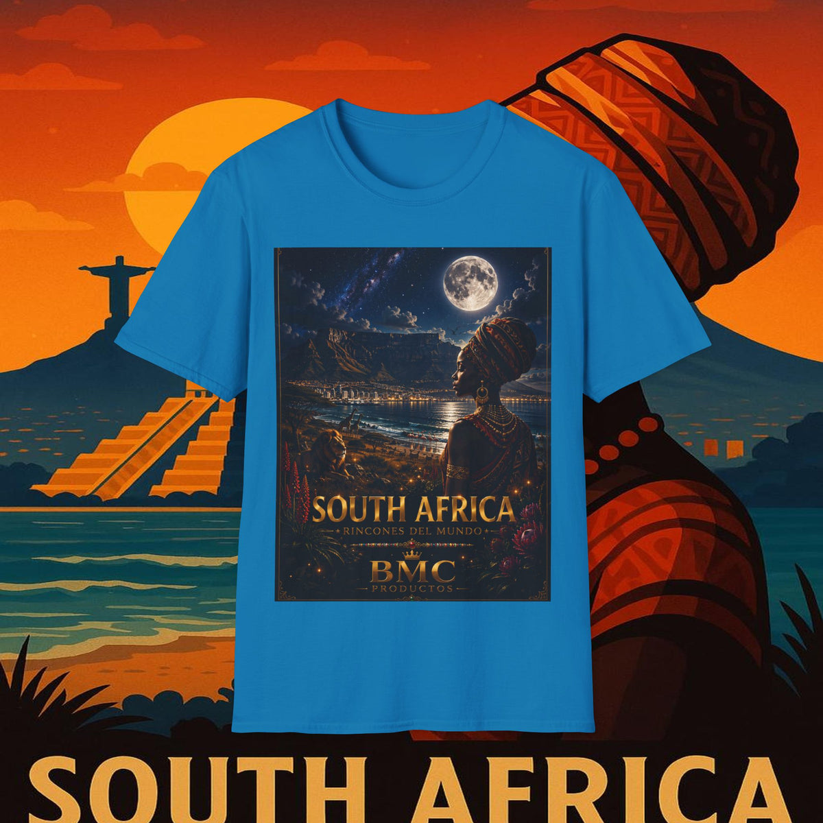 "Camiseta Sudáfrica 🌍 – Un mundo de aventuras y diversidad"