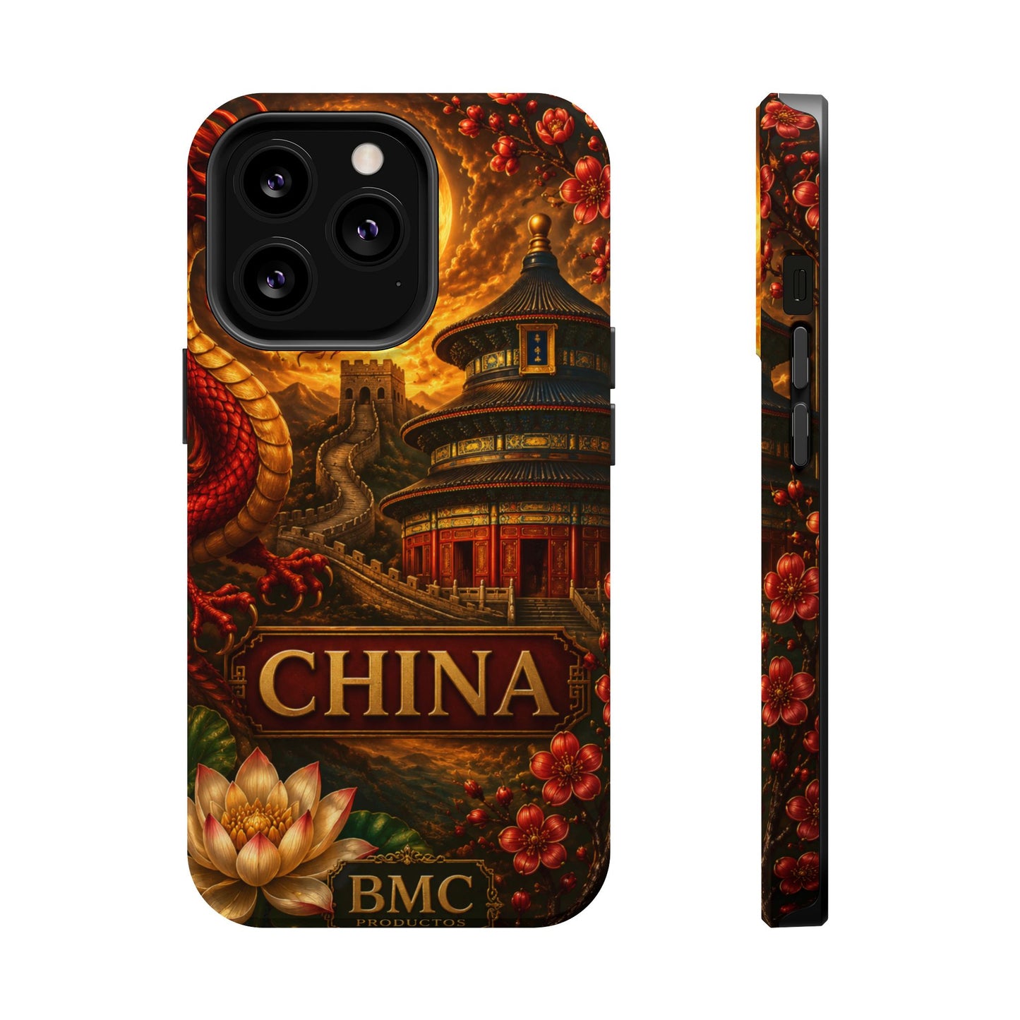 "Funda Magnética Reforzada Magnética Reforzada China – Dragones, murallas y leyendas eternas"