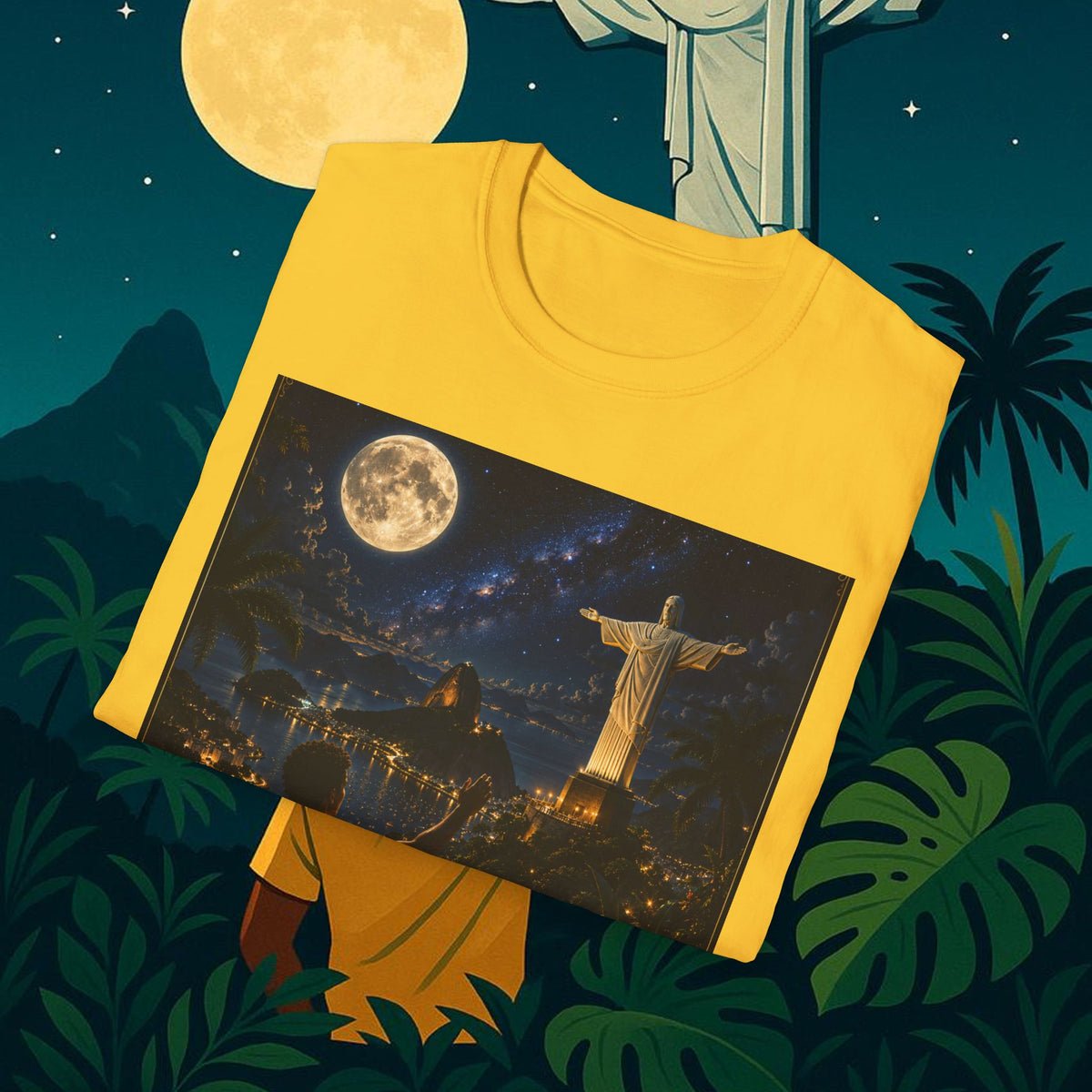 "Camiseta Brasil: Ritmo, Naturaleza y Alegría Infinita 🎶🌴🏖️"