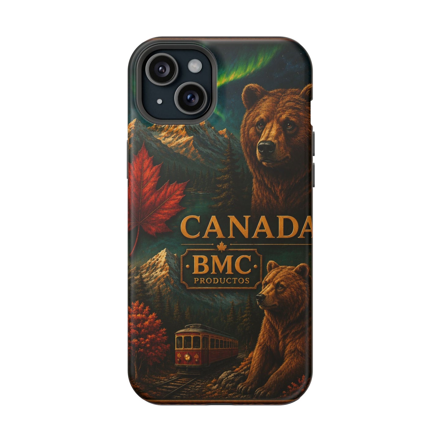 "Funda Magnética Reforzada Magnética Reforzada Canadá: Naturaleza Majestuosa y Espíritu Libre 🍁🏞️🦌"