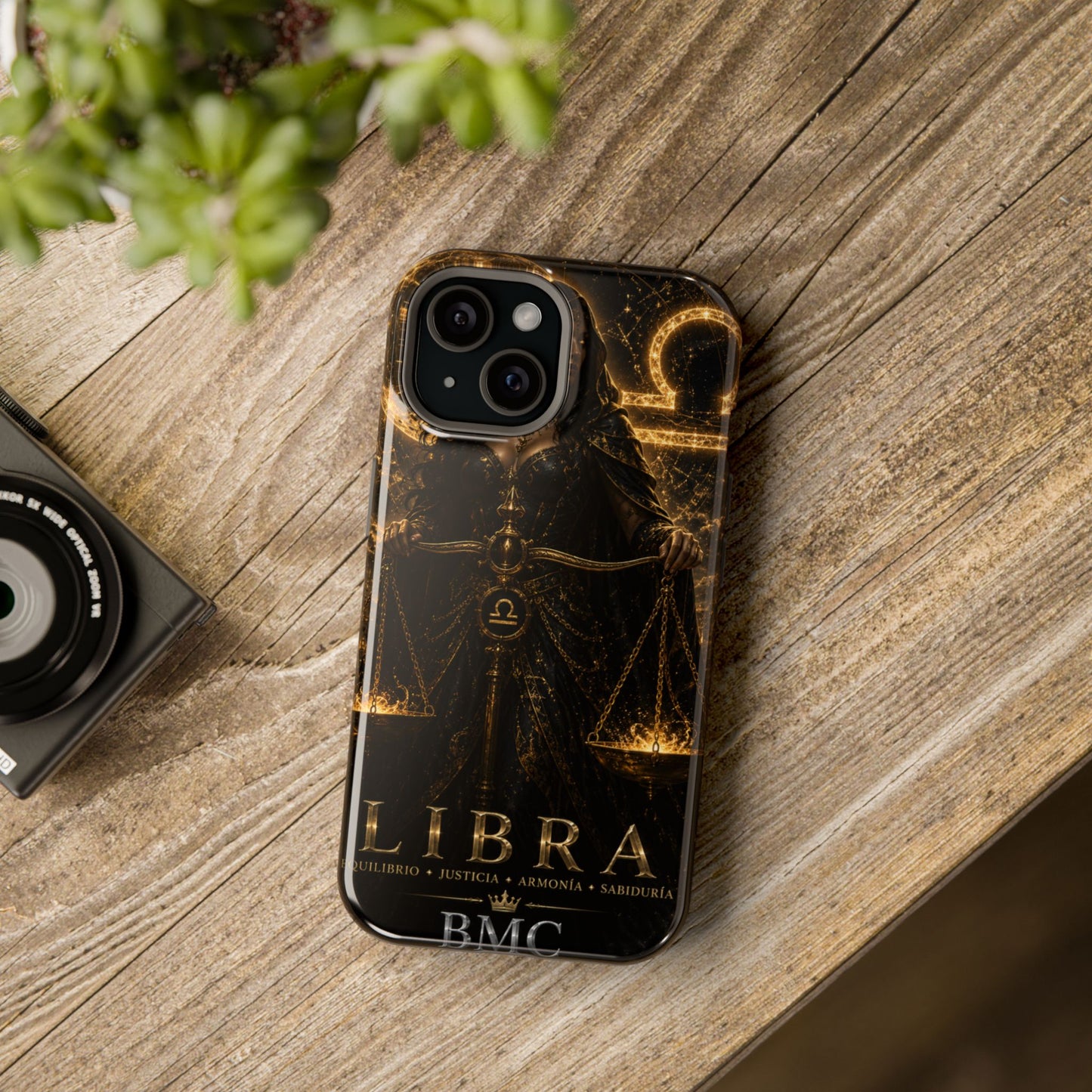 "Funda Magnética Reforzada libra– La Guardiana del Equilibrio"