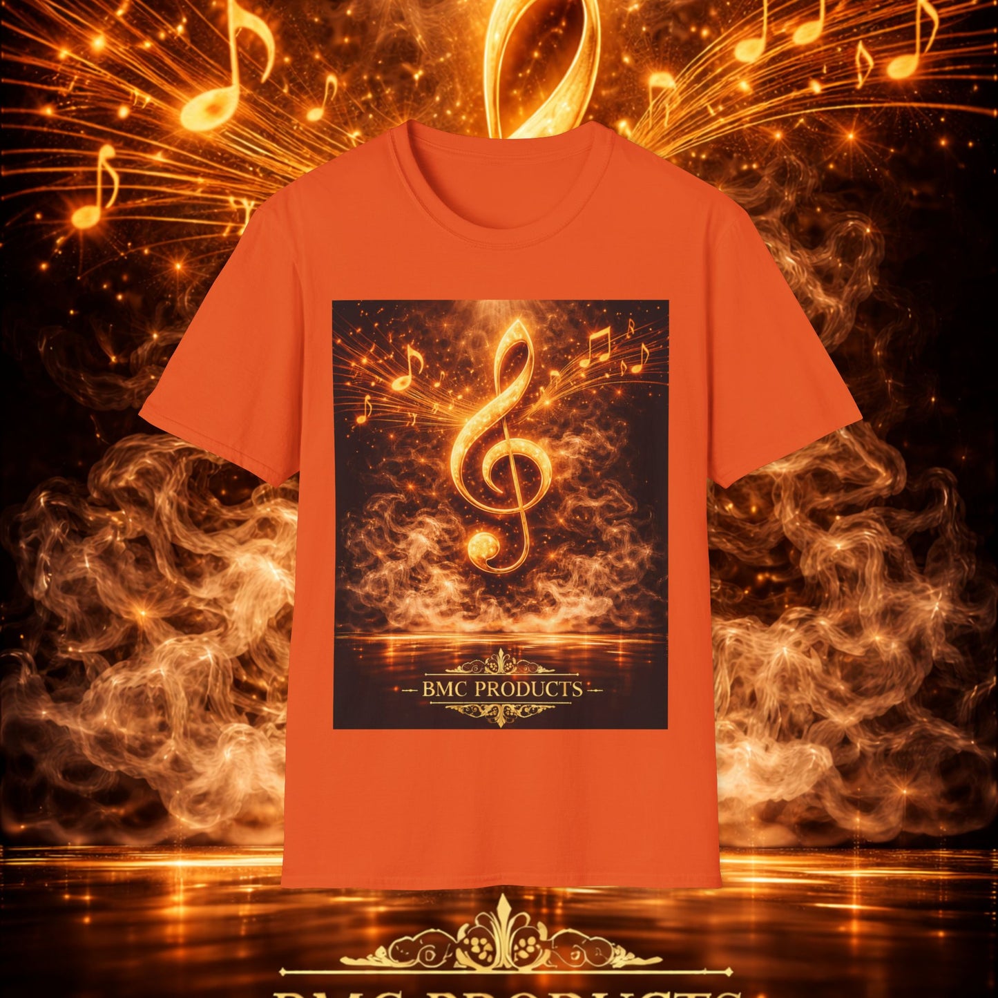 "Camiseta clave de sol 🎼🔥 “Donde nace una nota… nace una llama.” 🔥🎼