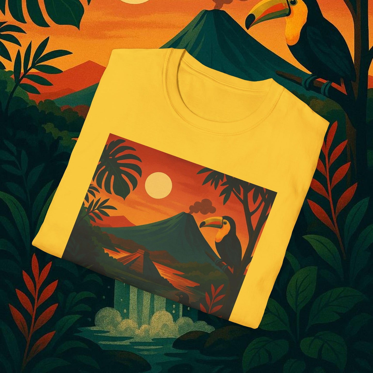 "Camiseta   Costa Rica: Pura Vida entre Volcanes y Selvas 🌋🌴🦜"