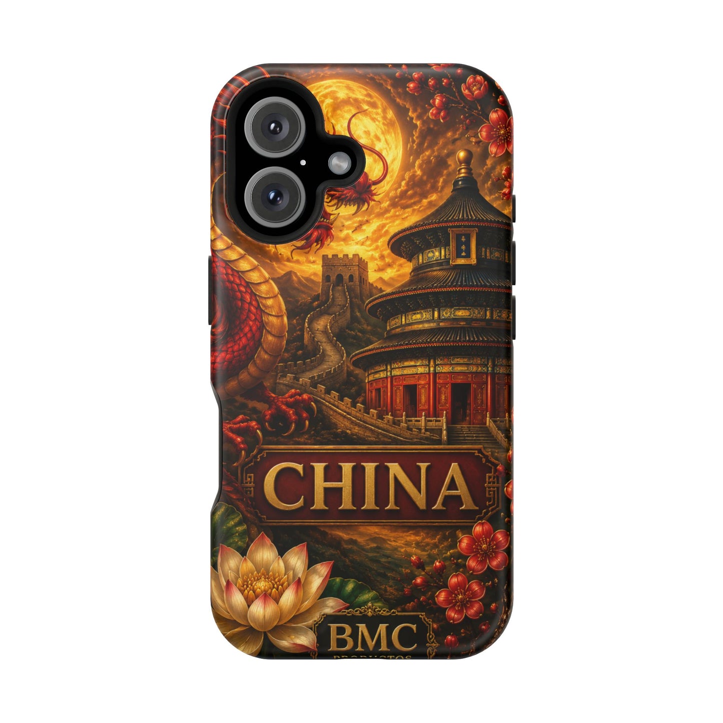 "Funda Magnética Reforzada Magnética Reforzada China – Dragones, murallas y leyendas eternas"