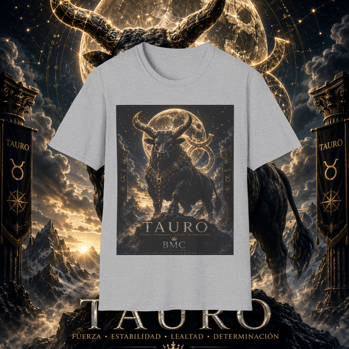 "Camiseta ♉ Tauro — Fuerza silenciosa de la tierra"