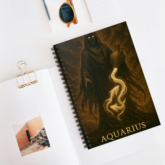 "libreta ♒ ACUARIO – El Visionario del Cielo y el Agua"