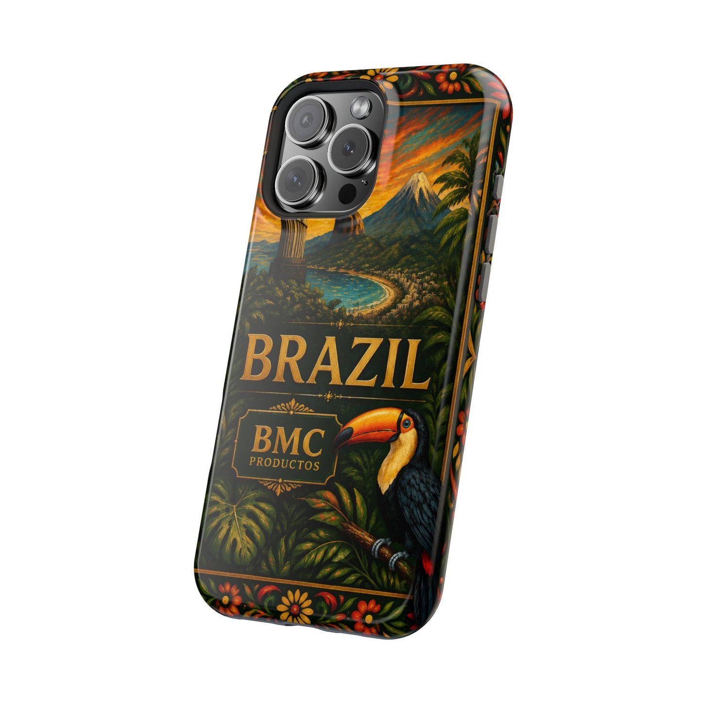 "Funda Magnética Reforzada Magnética Reforzada Brasil: Ritmo, Naturaleza y Alegría Infinita 🎶🌴🏖️"