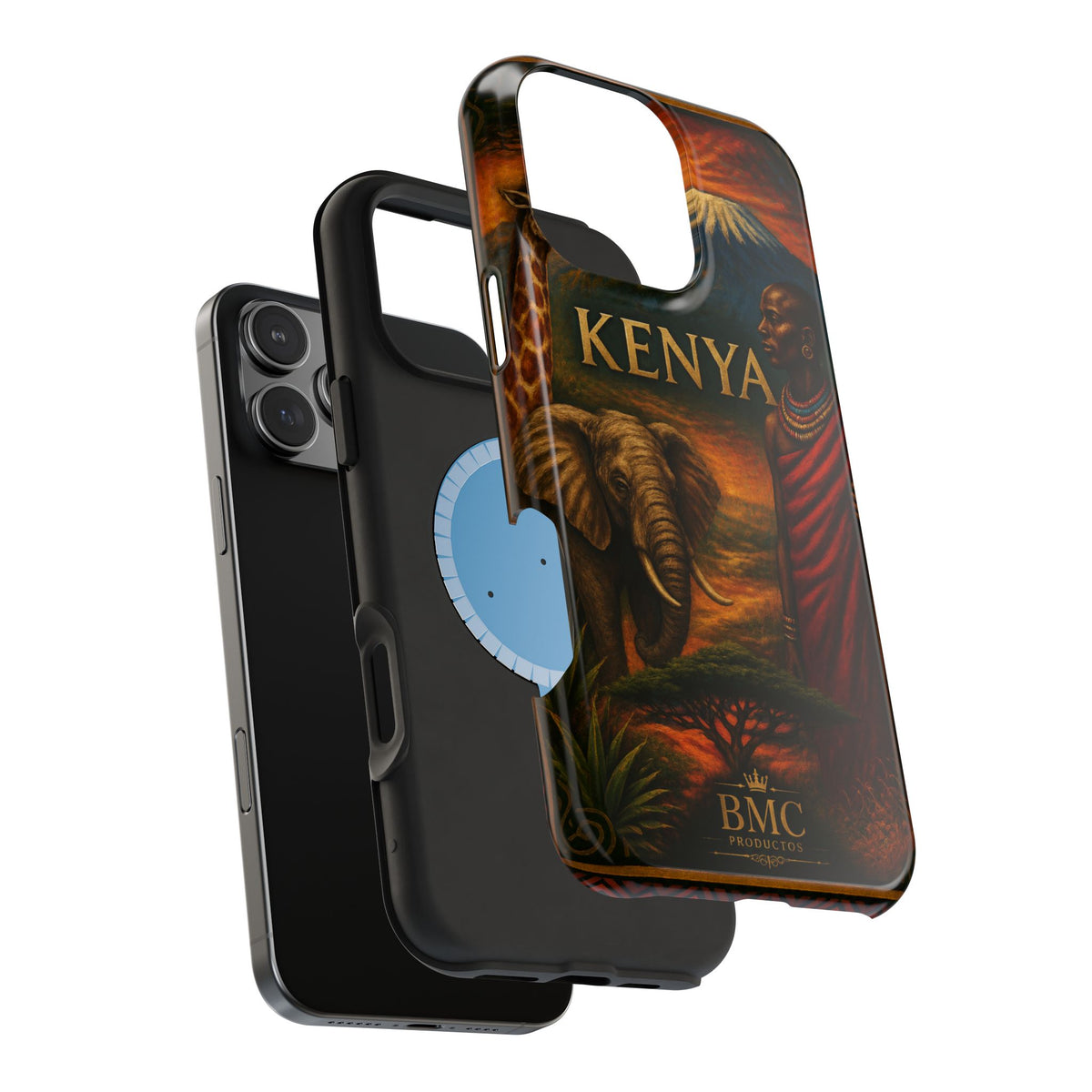 "Reinforced Magnetic Case Kenya: Wild Adventure and Land of Infinite Horizons 🦁🌄🏕️"