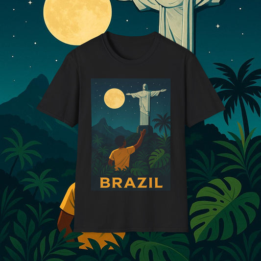 "Brazil T-shirt: Rhythm, Nature, and Infinite Joy 🎶🌴🏖️"
