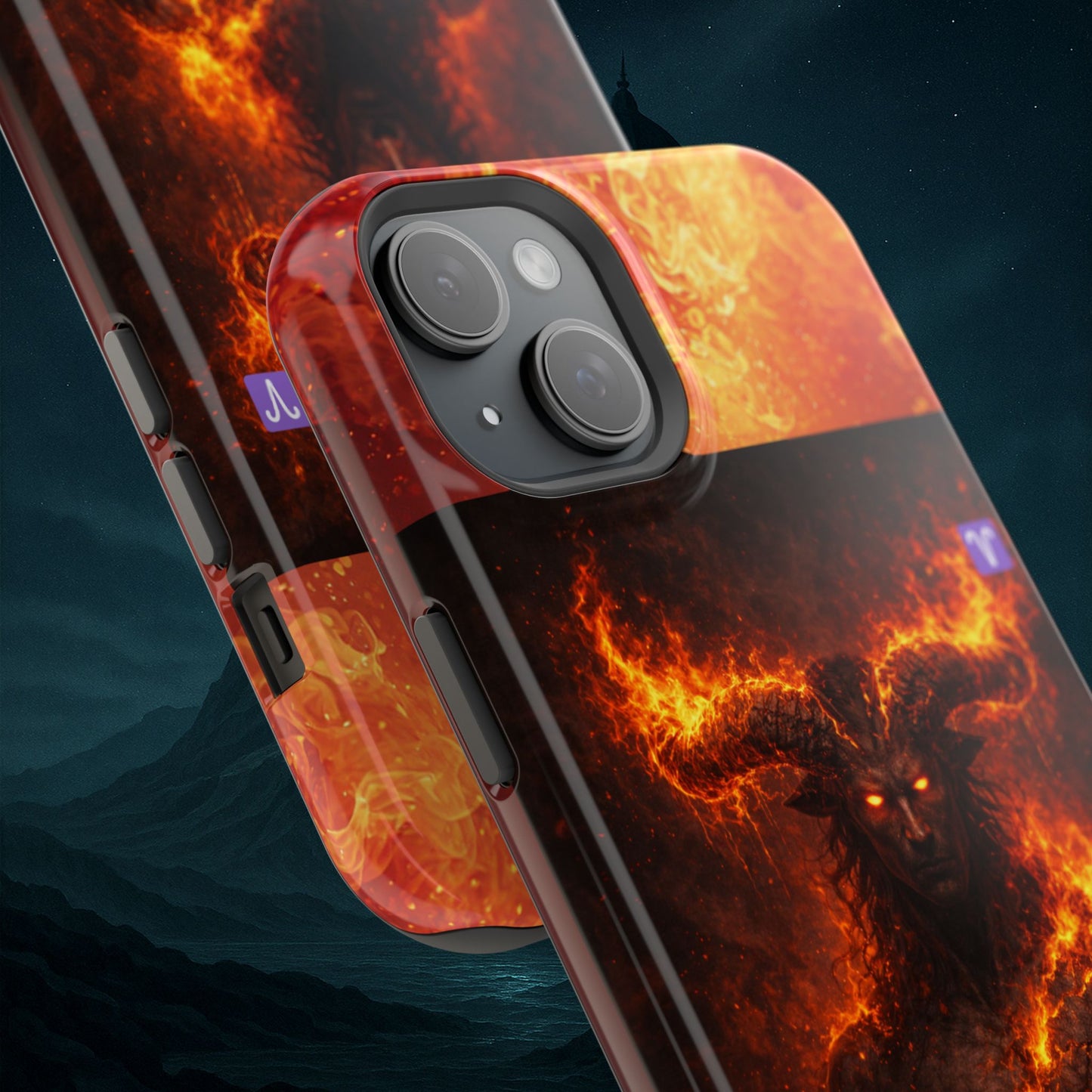 "Funda Magnética Reforzada ♈ Aries — Espíritu de fuego"