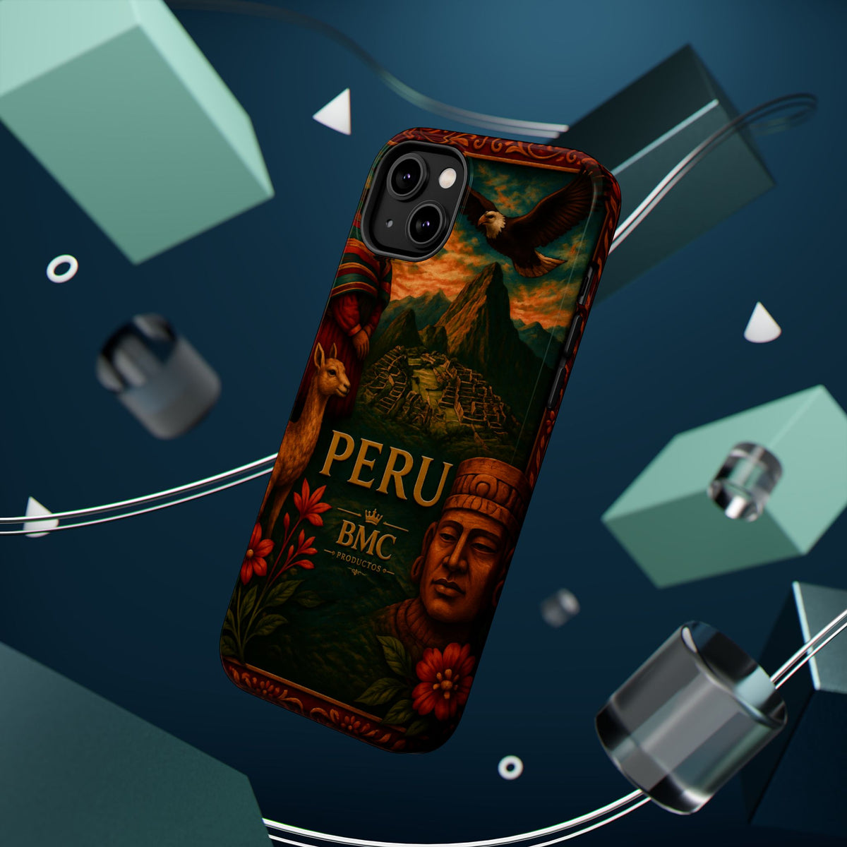 "Peru: Mysticism, History, and Eternal Wonders Reinforced Magnetic Case 🏔️🦙🛕"