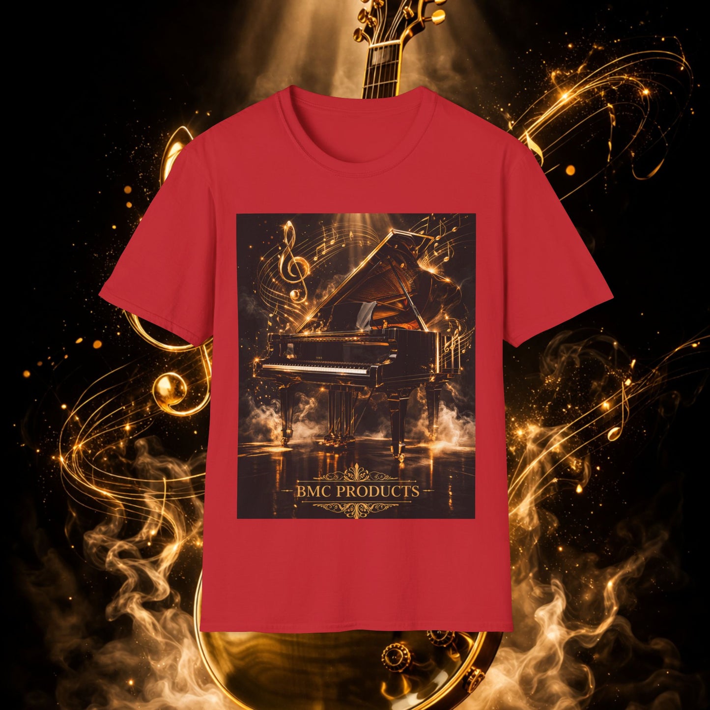 "Camiseta guitarra 🎸🔥Donde vibra una cuerda, nace una llamarada.” 🔥🎸