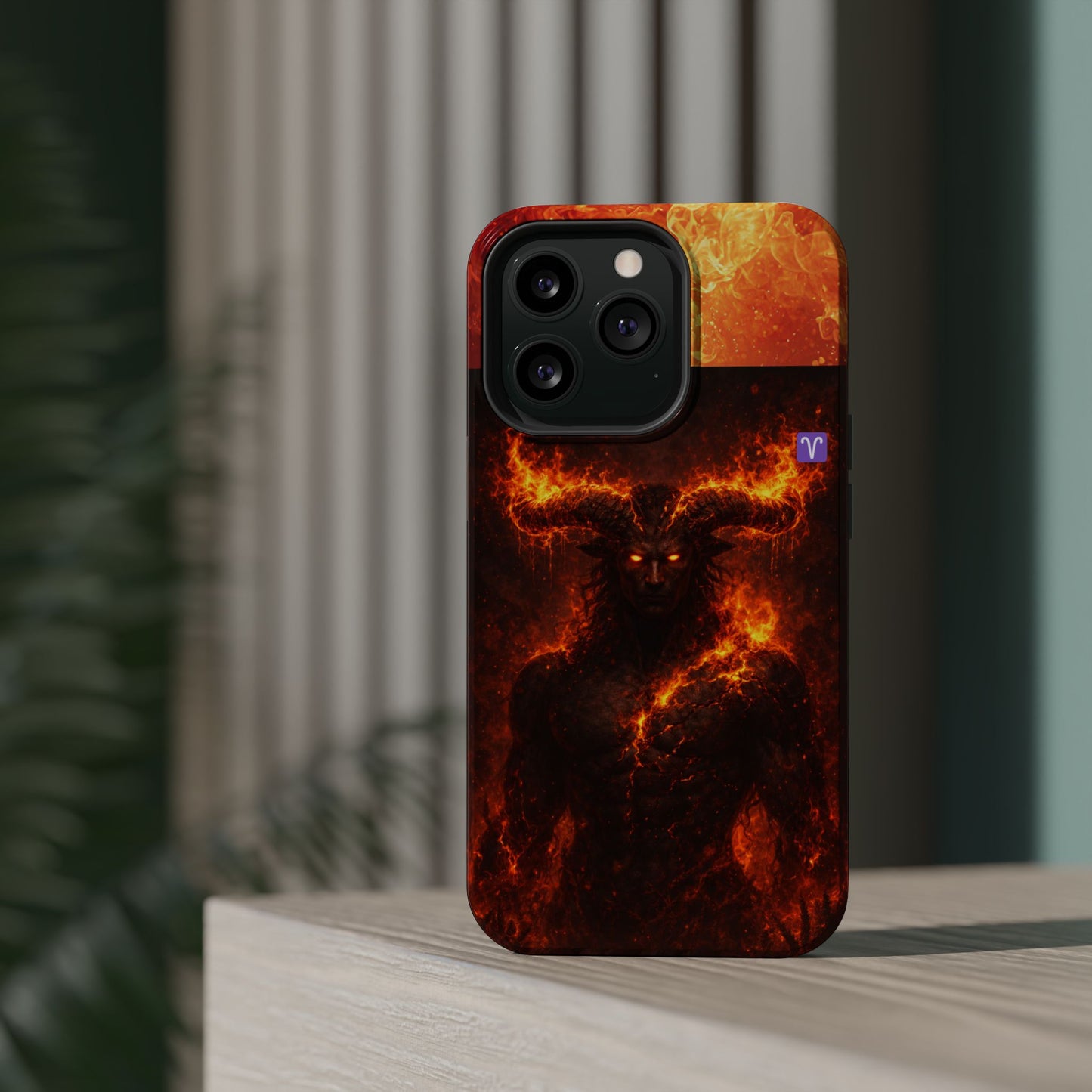 "Funda Magnética Reforzada ♈ Aries — Espíritu de fuego"