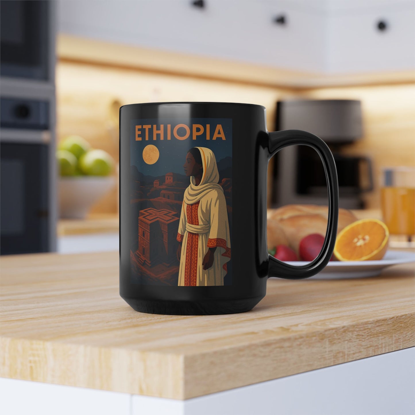"Ethiopia Cup – Sacred Land and Ancestral Soul"