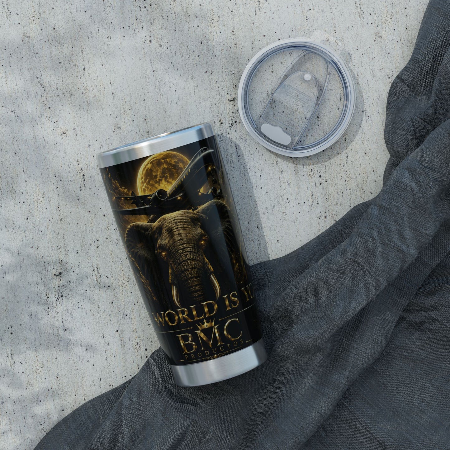 "Vaso Térmico Vagabond 20oz El mundo es tuyo"🌍✨