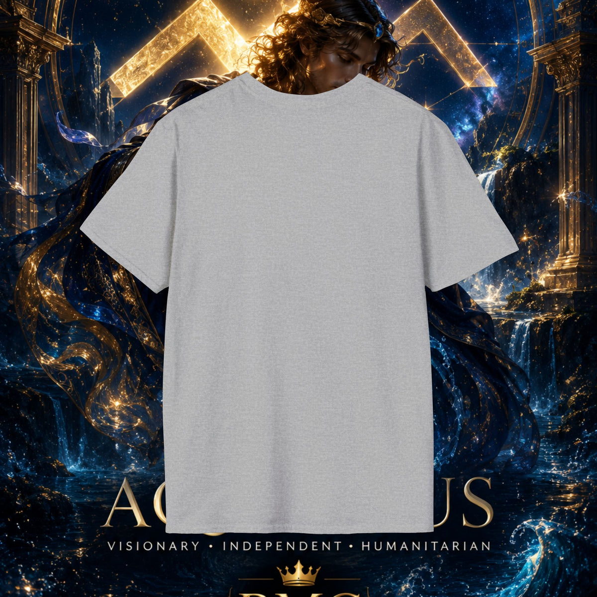 "Camiseta ♒ ACUARIO – El Visionario del Cielo y el Agua"