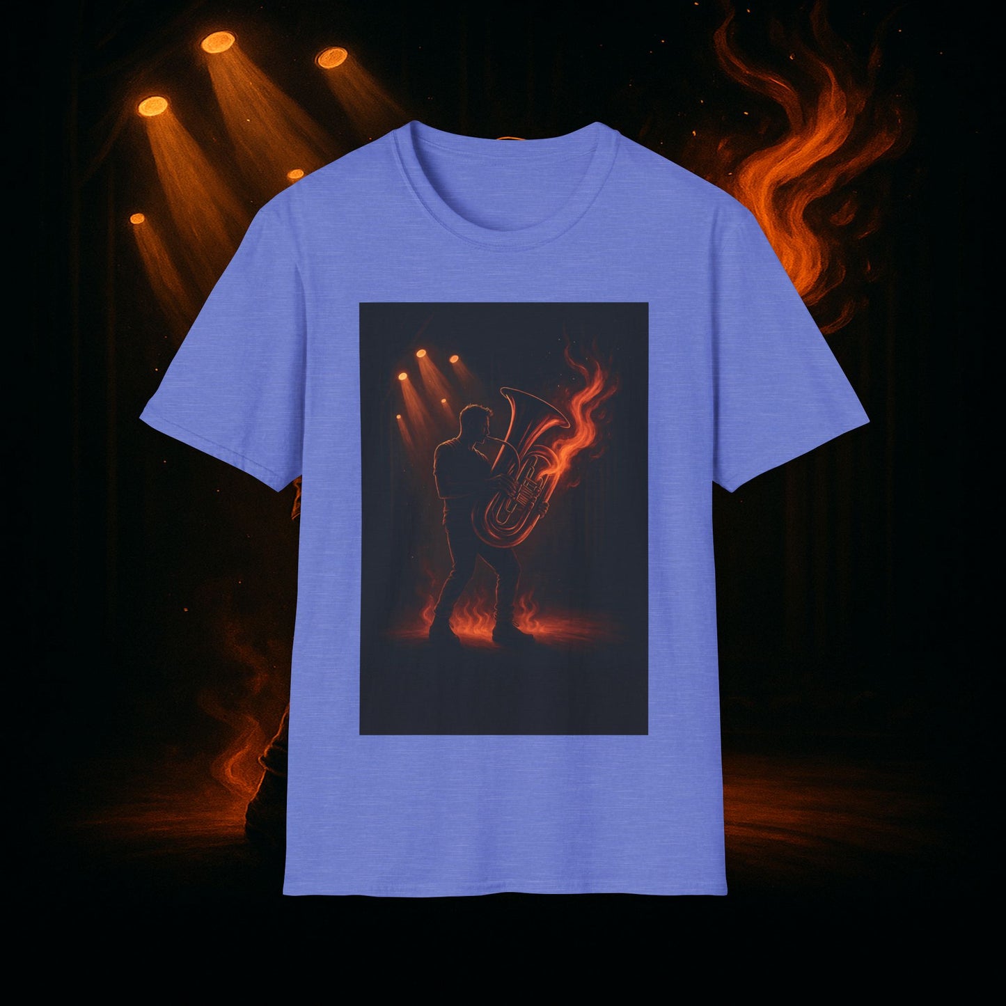 "Camiseta Tuba 🎺🔥 Cuando el alma suena, todo arde.”