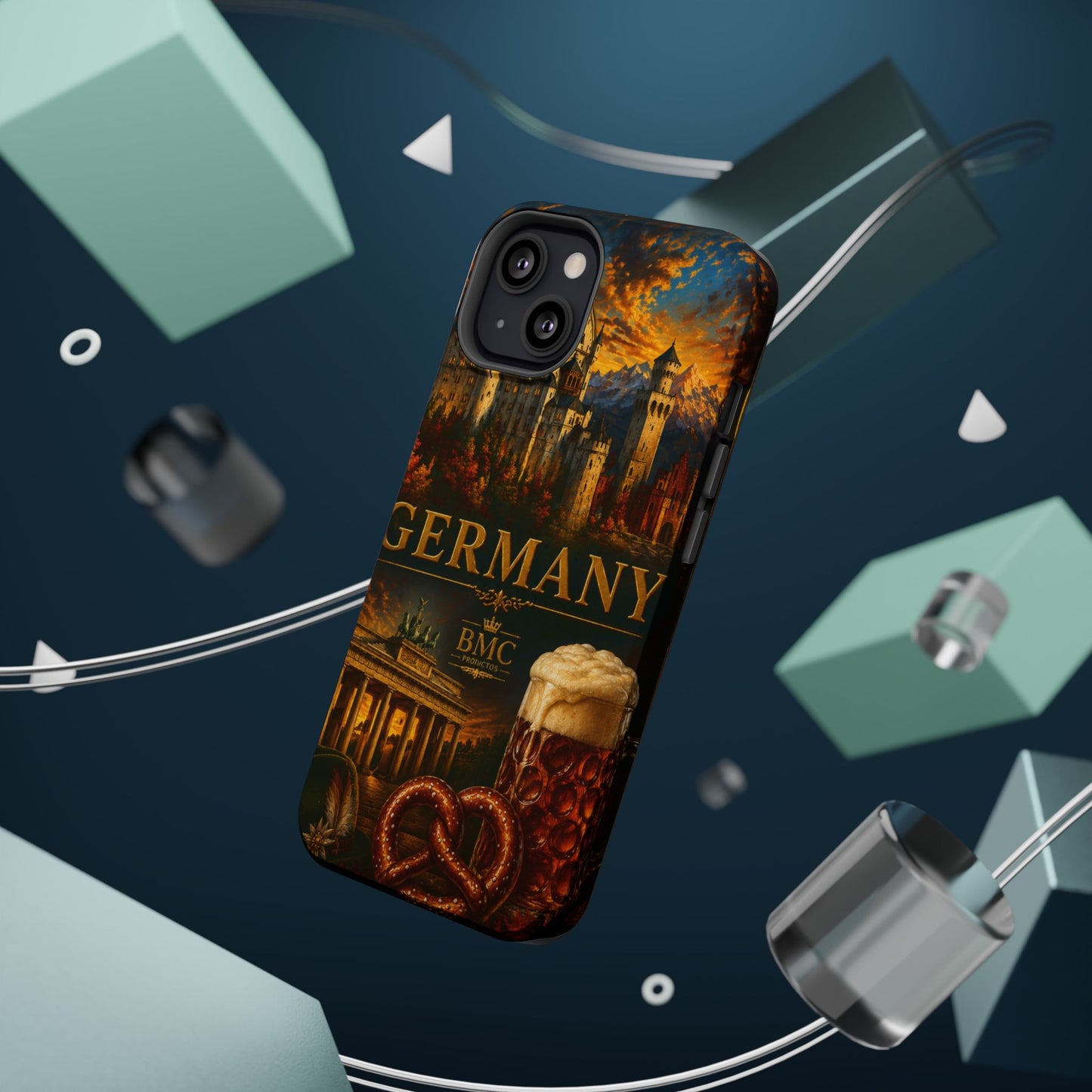 "Funda Magnética Reforzada Alemania: Fortaleza, Historia y Tradición 🎖️🏰🍺"