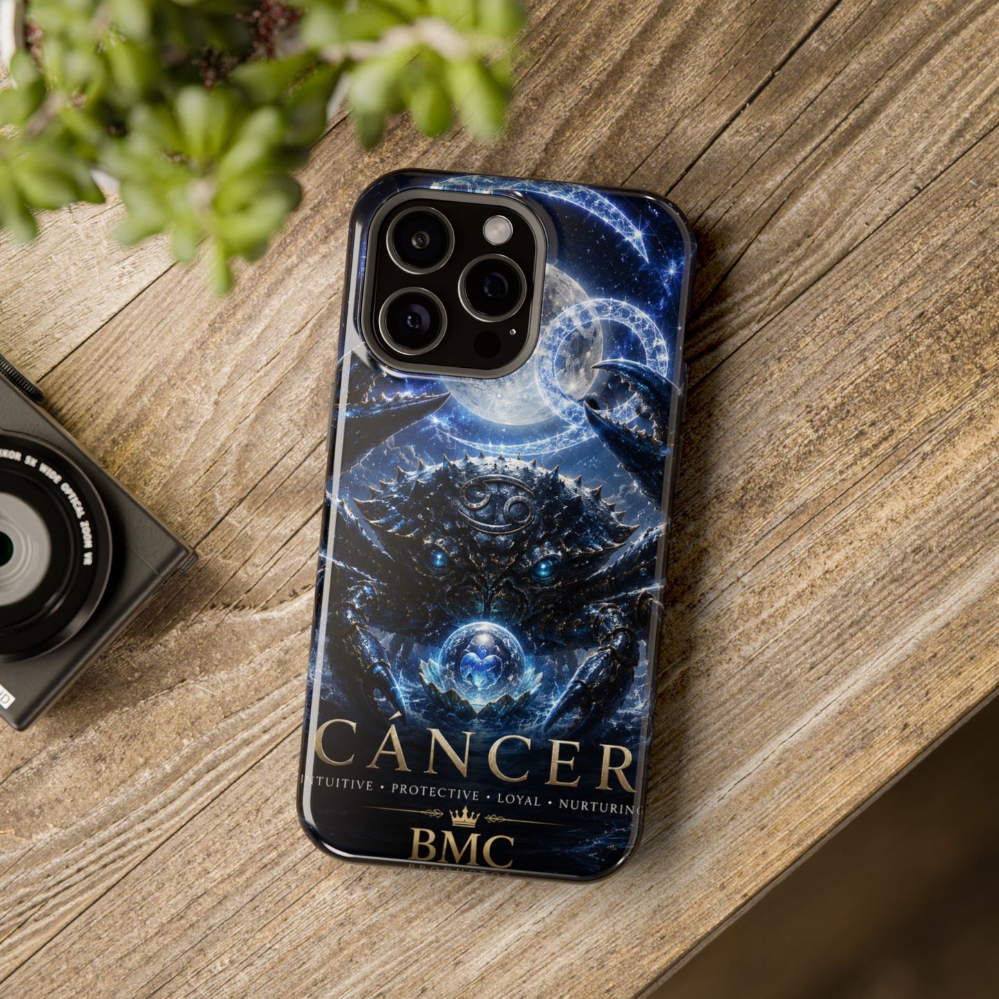 "Funda Magnética Reforzada ♋ Cáncer — Guardián de las profundidades""