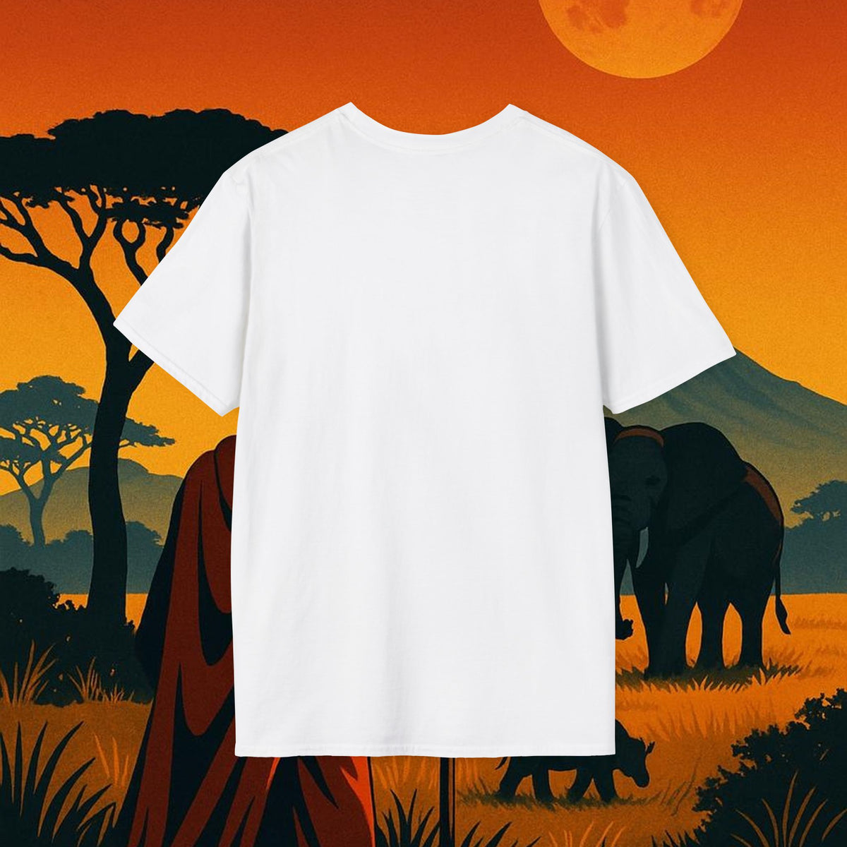 "Camiseta Kenia: Aventura Salvaje y Tierra de Horizontes Infinitos 🦁🌄🏕️"