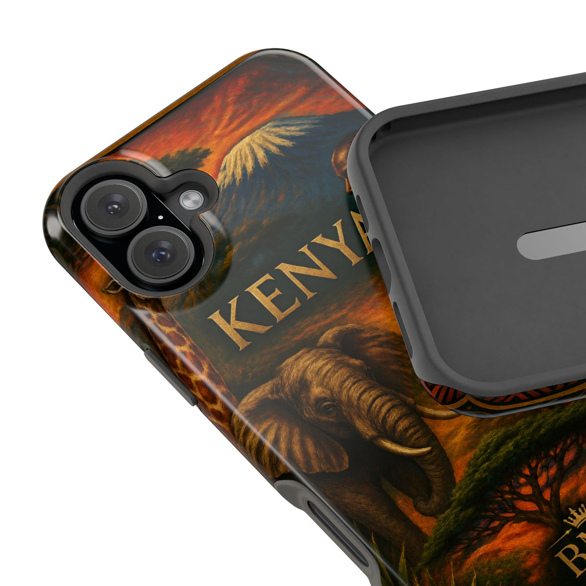 "Reinforced Magnetic Case Kenya: Wild Adventure and Land of Infinite Horizons 🦁🌄🏕️"